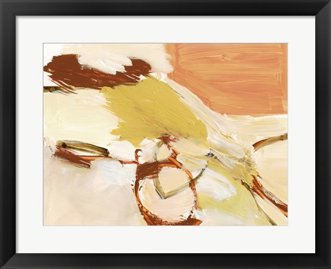 Framed Saffron &amp; Sienna I Print