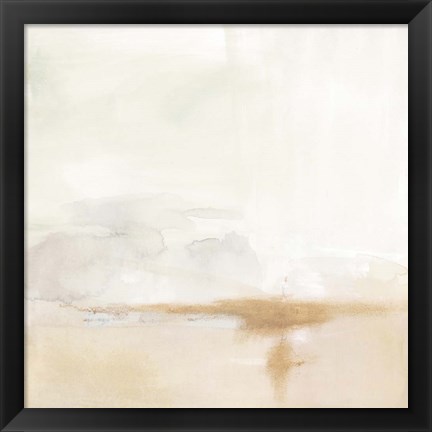 Framed Smudged Horizon I Print