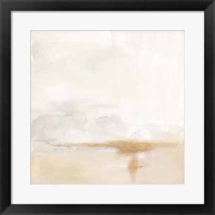 Framed Smudged Horizon I Print