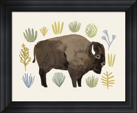 Framed Sagebrush Prairie I Print