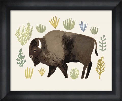 Framed Sagebrush Prairie II Print