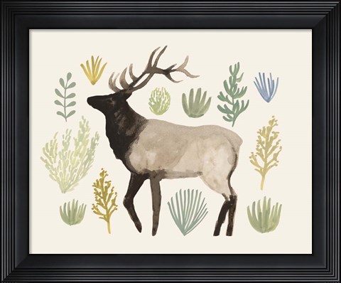 Framed Sagebrush Prairie IV Print