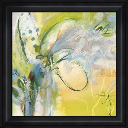 Framed Flowery Language Print