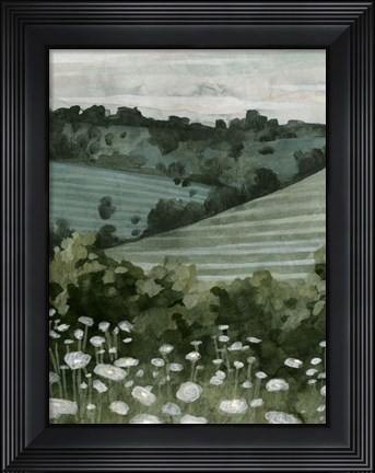 Framed Rolling Pasture I Print