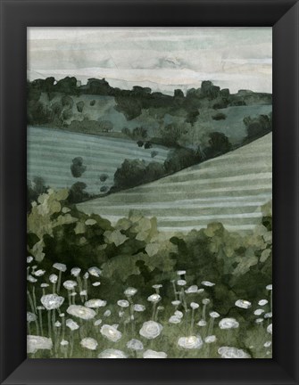 Framed Rolling Pasture I Print