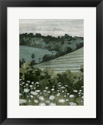 Framed Rolling Pasture I Print