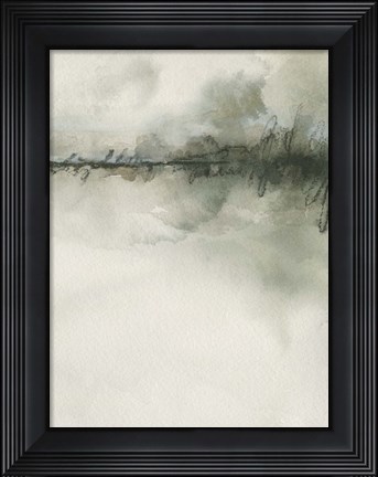 Framed Scripted Landscape I Print
