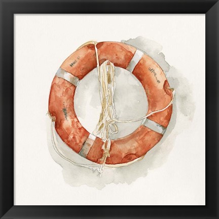 Framed Nautical Safety II Print