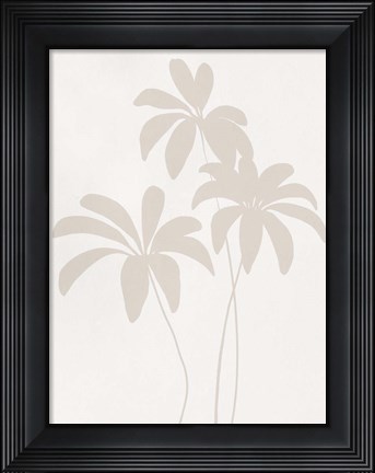 Framed Schefflera II Print