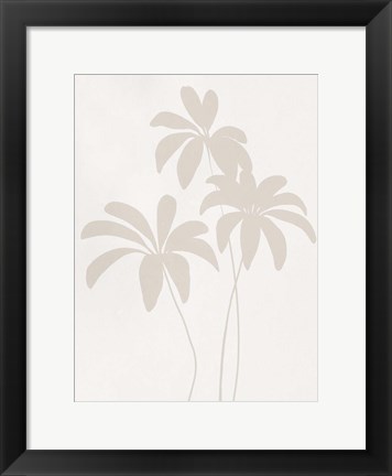 Framed Schefflera II Print