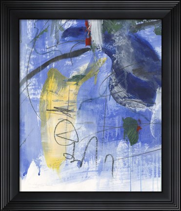 Framed Tribal Symbols III Print