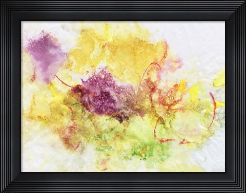 Framed Flower Song I Print