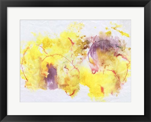 Framed Flower Song II Print