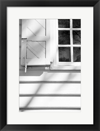 Framed Black &amp; White Windows &amp; Shadows I Print