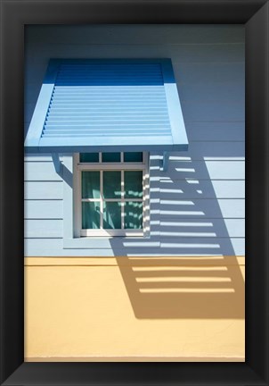 Framed Beachtown Blues I Print