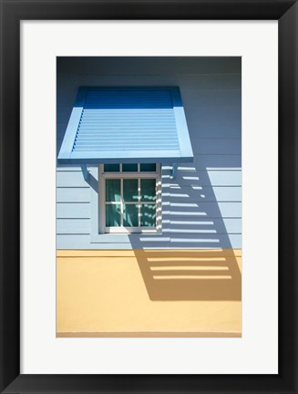 Framed Beachtown Blues I Print