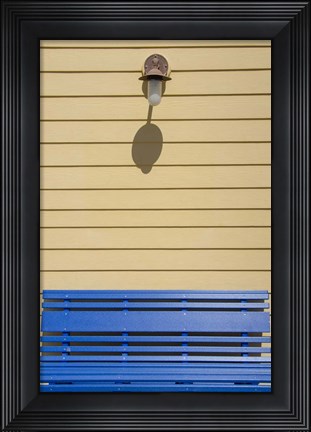 Framed Beachtown Blues V Print