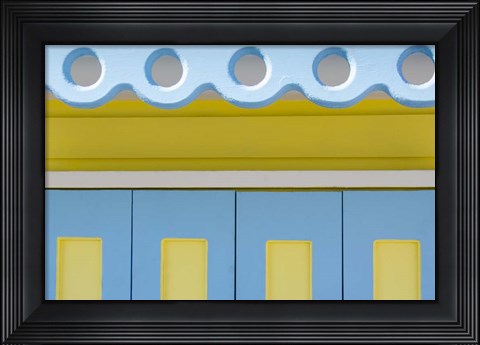 Framed Beachtown Blues VII Print