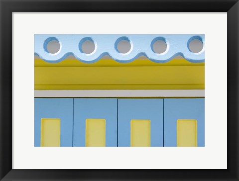 Framed Beachtown Blues VII Print