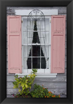 Framed Pastel Windows I Print