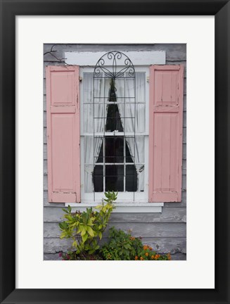 Framed Pastel Windows I Print