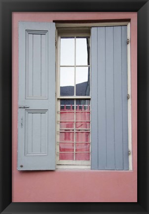 Framed Pastel Windows III Print