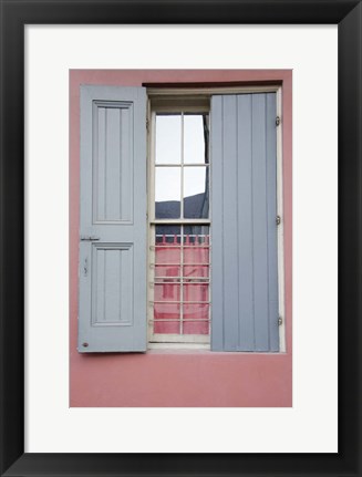 Framed Pastel Windows III Print