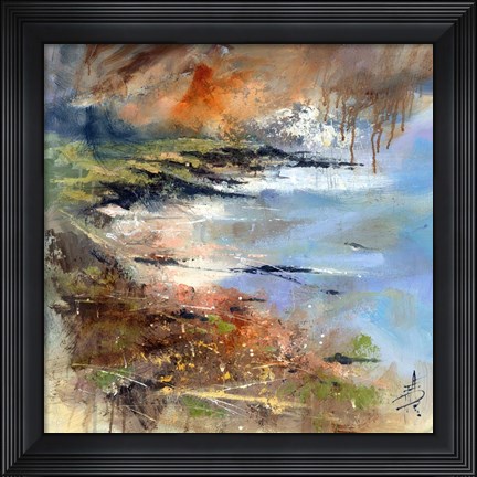 Framed Nevern Lights I Print