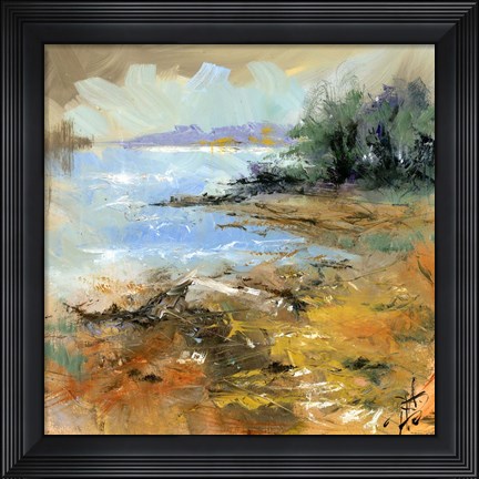 Framed Nevern Lights II Print