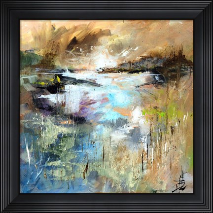 Framed Nevern Lights V Print