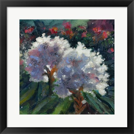 Framed Rhododendron Portrait I Print