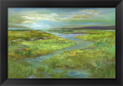 Framed Wetlands in Spring Print