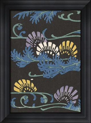 Framed Japanese Graphic Design I Print