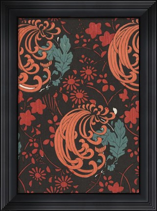 Framed Japanese Graphic Design II Print