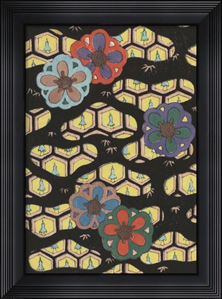 Framed Japanese Graphic Design III Print
