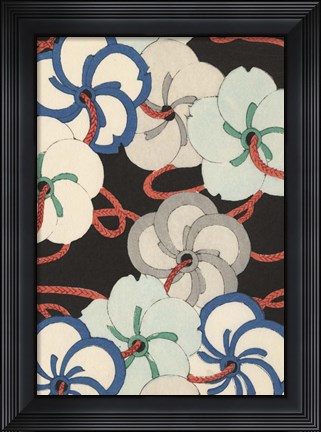 Framed Japanese Graphic Design IV Print