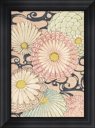 Framed Japanese Graphic Design V Print