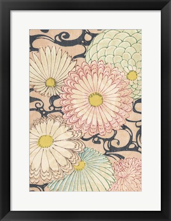 Framed Japanese Graphic Design V Print