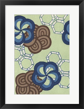 Framed Japanese Graphic Design VI Print
