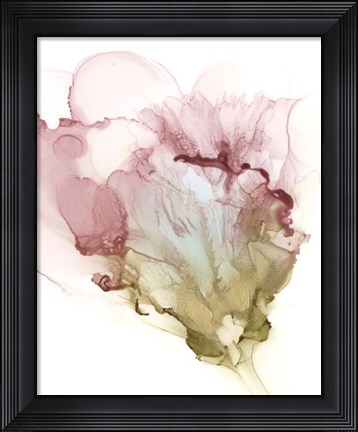 Framed Flowering Pink I Print
