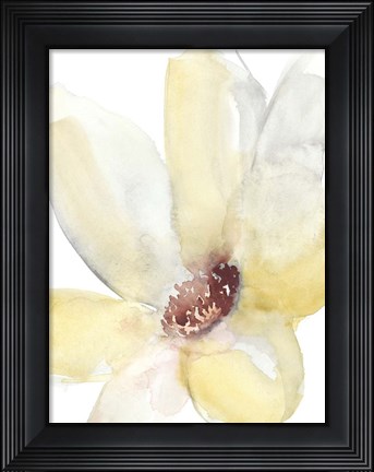 Framed Lush Flower II Print
