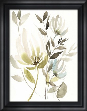 Framed Winter Arrangement II Print