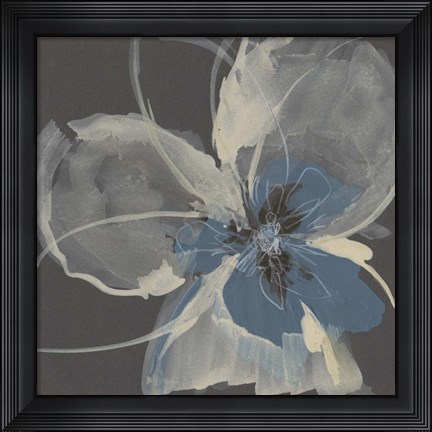 Framed Expressive Petals I Print