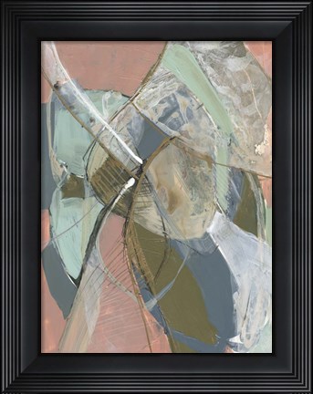 Framed Abstract Zag II Print