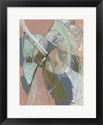 Framed Abstract Zag II Print