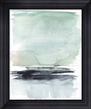 Framed Teal Moor I Print