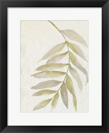 Framed Whispering Palm I Print