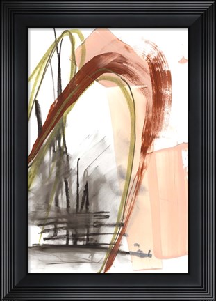 Framed Scraped I Print