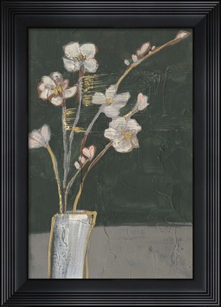 Framed Textured Still Life I Print