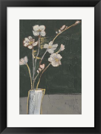 Framed Textured Still Life I Print